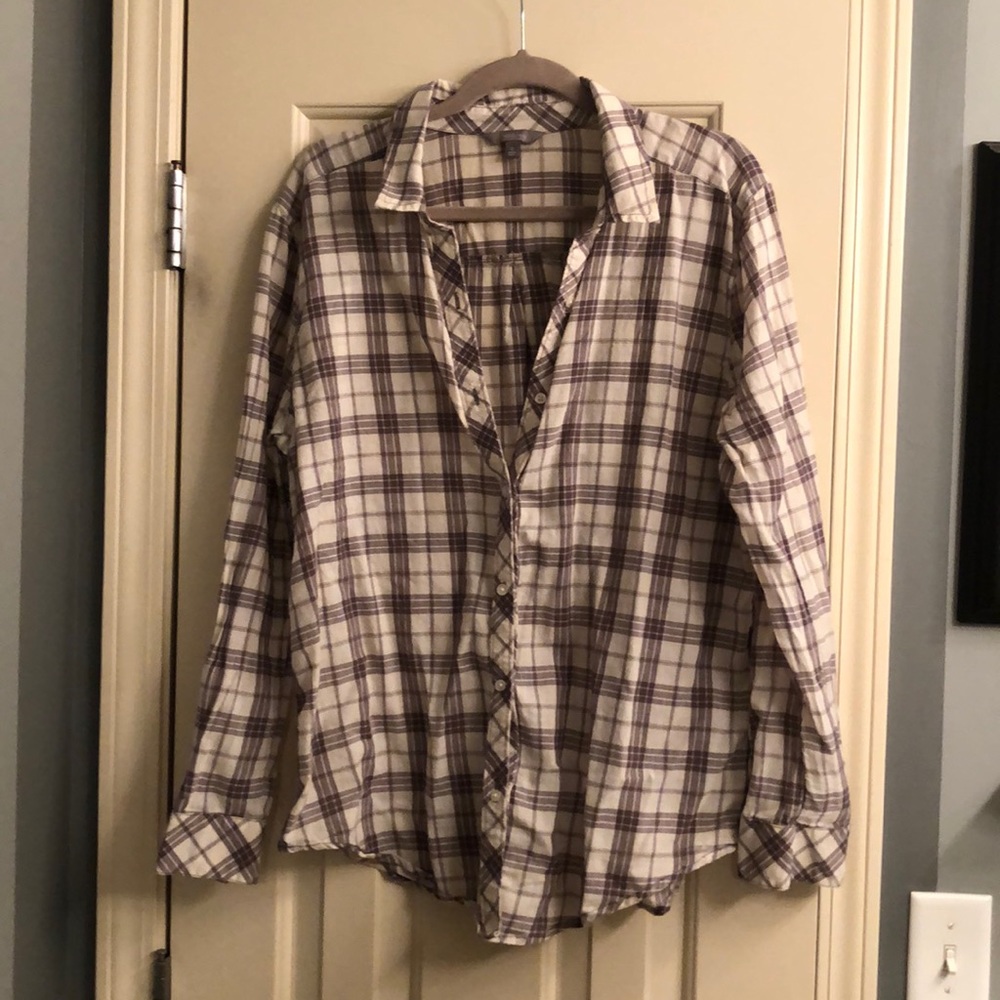 Button Down Plaid Shirt